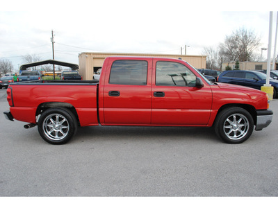 chevrolet silverado 1500 2005 red ls gasoline 8 cylinders rear wheel drive automatic with overdrive 77037