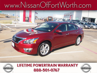 nissan altima 2013 red sedan 2 5 sl gasoline 4 cylinders front wheel drive automatic 76116