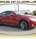 lexus is 250 2009 red sedan gasoline 6 cylinders rear wheel drive not specified 77546