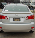 lexus is 250 2009 gray sedan gasoline 6 cylinders rear wheel drive shiftable automatic 77074