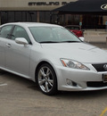 lexus is 250 2009 gray sedan gasoline 6 cylinders rear wheel drive shiftable automatic 77074