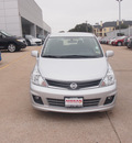 nissan versa 2011 silver hatchback 1 8 s gasoline 4 cylinders front wheel drive automatic 76116