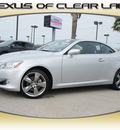 lexus is 250c 2010 gray gasoline 6 cylinders rear wheel drive automatic 77546