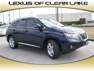 lexus rx 350 2010 blue suv gasoline 6 cylinders all whee drive automatic 77546