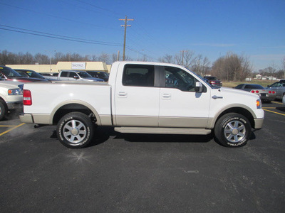 ford f 150 2008 white king ranch flex fuel 8 cylinders 4 wheel drive automatic 62863