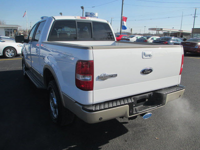 ford f 150 2008 white king ranch flex fuel 8 cylinders 4 wheel drive automatic 62863