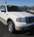 ford f 150 2008 white king ranch flex fuel 8 cylinders 4 wheel drive automatic 62863