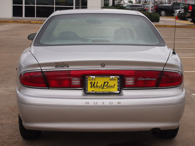 buick century 2003 silver sedan gasoline 6 cylinders front wheel drive automatic 77094