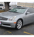 infiniti g35 2005 gray coupe 6 cylinders not specified 78216