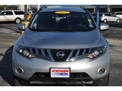 nissan murano 2009 silver suv s awd gasoline 6 cylinders all whee drive cont  variable trans  78216