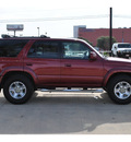 toyota 4runner 2002 red suv sr5 gasoline 6 cylinders rear wheel drive automatic 78232