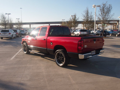 dodge ram 1500 2008 red pickup truck lone star gasoline 8 cylinders rear wheel drive automatic 76137