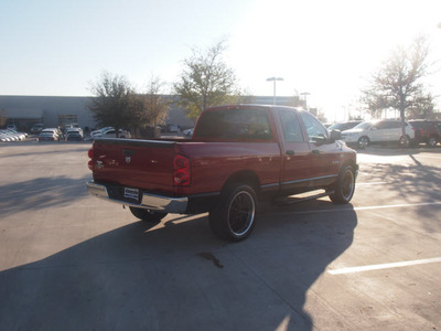 dodge ram 1500 2008 red pickup truck lone star gasoline 8 cylinders rear wheel drive automatic 76137