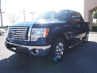 ford f 150 2011 dk  blue xlt gasoline 6 cylinders 2 wheel drive automatic 75075