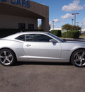 chevrolet camaro 2010 silver coupe ss gasoline 8 cylinders rear wheel drive automatic 75075