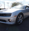 chevrolet camaro 2010 silver coupe ss gasoline 8 cylinders rear wheel drive automatic 75075