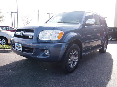 toyota sequoia 2007 blue suv limited gasoline 8 cylinders rear wheel drive automatic 75075