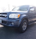 toyota sequoia 2007 blue suv limited gasoline 8 cylinders rear wheel drive automatic 75075