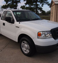 ford f 150 2008 white pickup truck styleside gasoline 6 cylinders 2 wheel drive automatic 77539