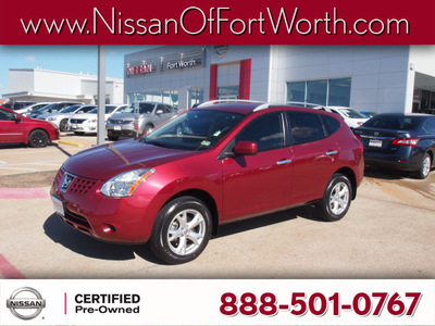 nissan rogue 2010 red suv sl gasoline 4 cylinders automatic 76116