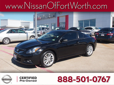 nissan altima 2010 black coupe 3 5 sr gasoline 6 cylinders front wheel drive automatic 76116