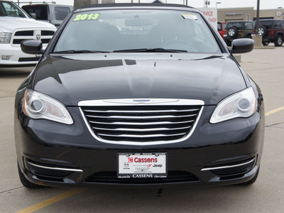 chrysler 200 convertible 2013 black touring flex fuel 6 cylinders front wheel drive automatic 62034