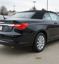 chrysler 200 convertible 2013 black touring flex fuel 6 cylinders front wheel drive automatic 62034