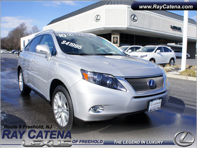 lexus rx 450h 2010 gray suv navigation hybrid 6 cylinders all whee drive cont  variable trans  07755