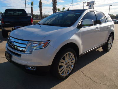 ford edge 2010 white suv limited gasoline 6 cylinders front wheel drive automatic 77539