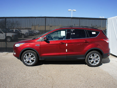 ford escape 2013 red suv sel gasoline 4 cylinders front wheel drive automatic 75235