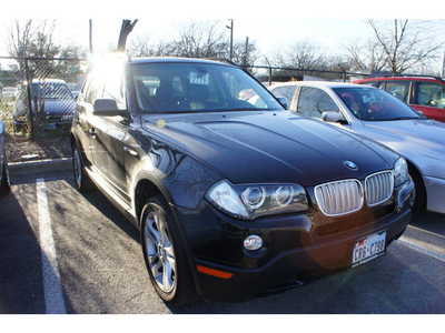 bmw x3 2008 black suv 3 0si gasoline 6 cylinders all whee drive automatic 78729