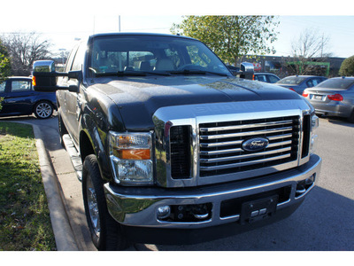 ford f 250 super duty 2008 dk  gray lariat diesel 8 cylinders 4 wheel drive automatic 78729
