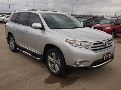toyota highlander 2013 silver suv limited gasoline 6 cylinders all whee drive automatic 77469