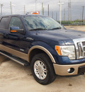 ford f 150 2011 dk  blue lariat gasoline 6 cylinders 4 wheel drive automatic with overdrive 77469