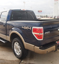 ford f 150 2011 dk  blue lariat gasoline 6 cylinders 4 wheel drive automatic with overdrive 77469