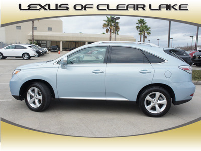 lexus rx 350 2011 blue suv gasoline 6 cylinders front wheel drive automatic 77546