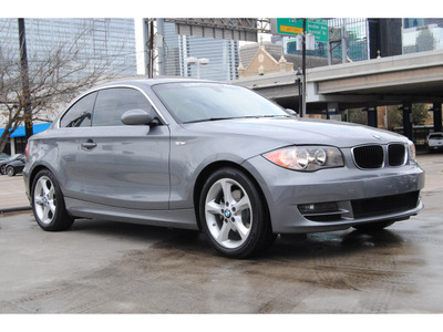 bmw 1 series 2009 dk  gray coupe 128i gasoline 6 cylinders rear wheel drive automatic 77002