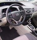 honda civic 2012 white sedan lx gasoline 4 cylinders front wheel drive automatic 78233