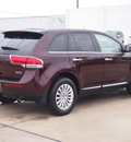 lincoln mkx 2011 maroon suv gasoline 6 cylinders front wheel drive automatic 77043