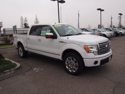 ford f 150 2009 white platinum flex fuel 8 cylinders 4 wheel drive automatic 91010