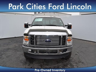 ford f 250 super duty 2010 white lariat diesel 8 cylinders 4 wheel drive automatic 75235