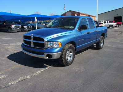 dodge ram 1500 2004 blue pickup truck slt gasoline 8 cylinders rear wheel drive automatic 76234