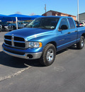 dodge ram 1500 2004 blue pickup truck slt gasoline 8 cylinders rear wheel drive automatic 76234