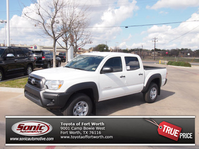 toyota tacoma 2013 white prerunner v6 gasoline 6 cylinders 2 wheel drive automatic 76116