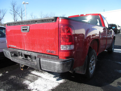 gmc sierra 1500 2011 red work truck 6 cylinders automatic 45840