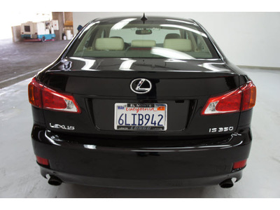 lexus is 350 2010 black sedan is gasoline 6 cylinders rear wheel drive automatic 91731