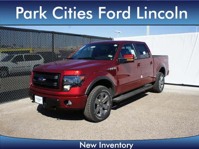 ford f 150 2013 red fx4 8 cylinders automatic 75235