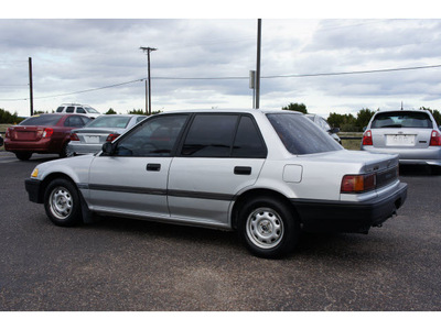 honda civic 1989 silver dx 4 cylinders automatic 76543