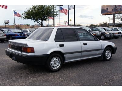 honda civic 1989 silver dx 4 cylinders automatic 76543