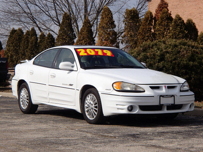 pontiac grand am 2000 white sedan gt gasoline v6 dohc front wheel drive automatic 61832